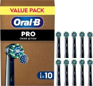 Â£43 Oral-B Pro Cross Action Electric Toothbrush Heads, 10 Count, Black