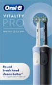 Â£40 Oral-B Vitality Pro 2x Electric Toothbrushes For Adults, 2 Toothbrush Heads, 3 Brushing Modes I