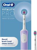Â£50 Oral-B Vitality Pro Electric Toothbrushes Adults, 1 Handle, 2 Oral B Electric Toothbrush Heads,