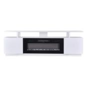 RRP £ - Recessed Electric Fireplace TV Stand with Remote Control, PM1667