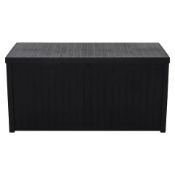 RRP £119.99 - Garden Cushion Storage Box Waterproof Black, AI0376