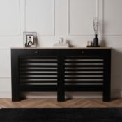 RRP £59- OHS Large Radiator Cover - Black