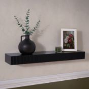 RRP £12 - OHS Ribbed Shelf - Black