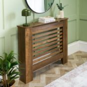 RRP £40 - OHS Medium Radiator Cover - Medium Wood