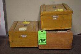 Lot of 3 Groover Blades