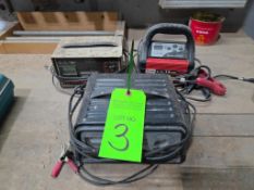 Lot (3) Assorted Battery Chargers