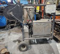 Clarke-Declo Model 09169A Diesel Pressure Washer; Hose Reel Model 29624A