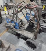 Miller D-74 MPa Plus Wire Feeder S#MJ075014U with Cart