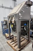 Sand Blasting Cabinet with Donalson VS 550 Dust Collector and Floor Scale