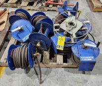 Pallet of Retractable Air Hose Reels; Coxreels