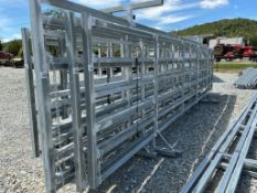 24ftX6ft Free Standing Galvanized Fence Panel