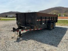 16ft Bumper Hitch Dump Trailer