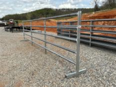24ft Free Standing Galvanized Fence Panel