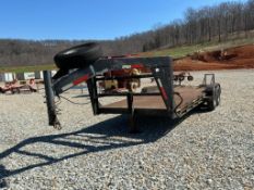 Gooseneck Flat Trailer with Ramps