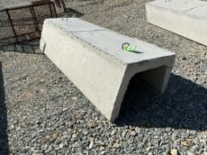 New 8' Concrete J style Feed Bunk.