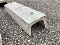 New 8' Concrete J style Feed Bunk.