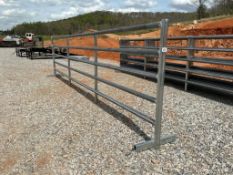 24ft Free Standing Galvanized Fence Panel
