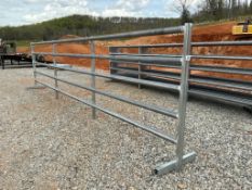 24ft Free Standing Galvanized Fence Panel