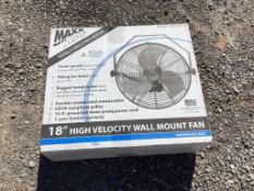 18in Wall Mount Fan