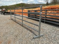 24ft Free Standing Galvanized Fence Panel