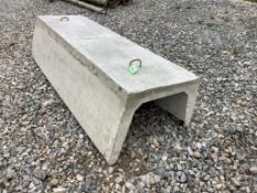 New 8' Concrete J style Feed Bunk.