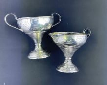 Weighted Sterling Silver Cream and Sugar Servers