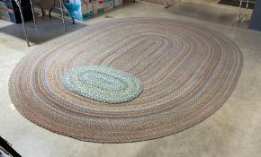 Large Braided Wool Rug