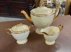 Homer Laughlin Eggshell 3 Piece Coffee Set