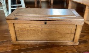 Antique Oak Tool Box