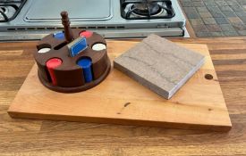 Handmade Maple Cutting Board 21 wide x 12.5 deep x 1 inch