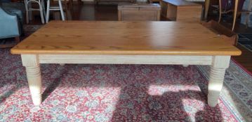 Farmhouse Style Oak Coffee Table