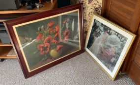 2 Framed Decorative Prints