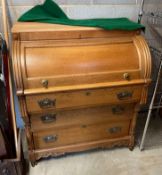 Oak Roll Top Desk