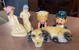 Group of 5 Figurines