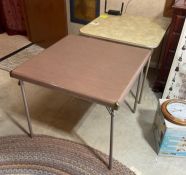 2 Folding Card Tables