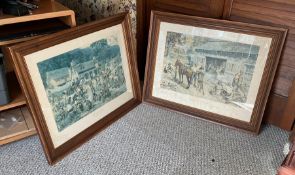 Pair of Framed Historical Prints
