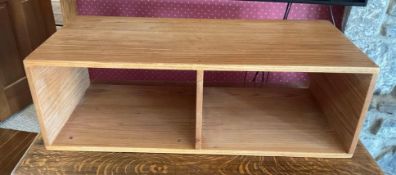 Oak Media Stand
