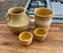 4 Vintage Crocks and Cups