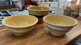 Group of 3 Vintage Mixing Bowls
