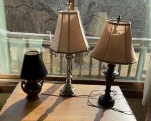 Group of 3 Lamps
