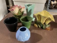 6 Pieces McCoy Pottery