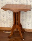 Antique Eastlake Victorian Carved Parlor Table