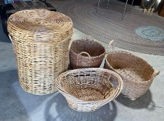 Group of 4 Large Baskets