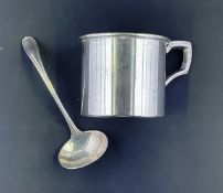 Sterling Silver Baby Cup and Mini Ladel