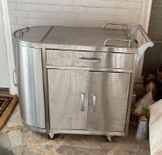Stainless Steel Bar Cart