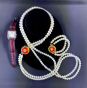 Chanel Costume Necklace with Matching Bracelet