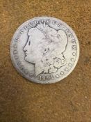 1891 O Morgan Silver Dollar