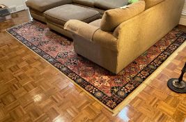 Kharastan Wool Rug Kerman Vase Pattern