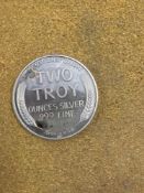 1987 2 Ounce Silver Round