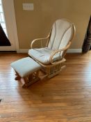 Glider Rocker with ottoman